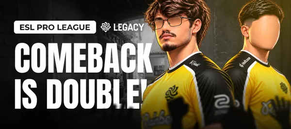 Banner promoție Rainbet Casino: ESL Pro League: comeback dublu cu Legacy